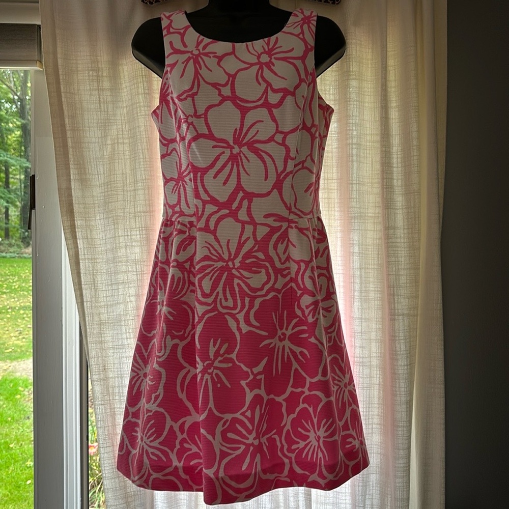 Lilly Pulitzer Pink & White Dress - Size S